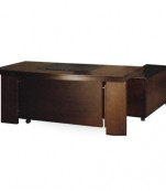 HJ-217 Executive Table with Side Cabinet