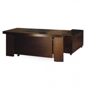 HJ-217 Executive Table with Side Cabinet